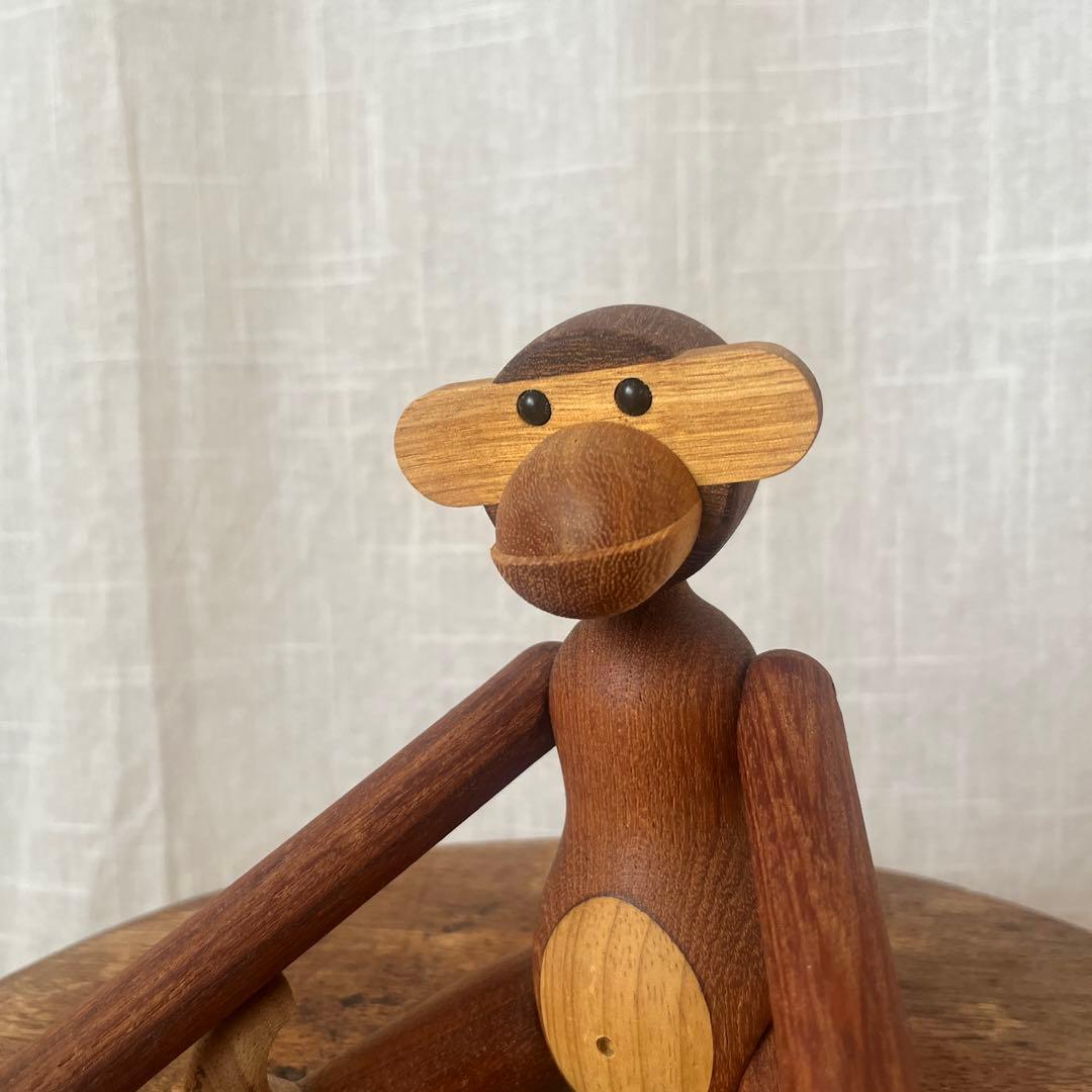 【正規品・希少】Kay Bojesen モンキー Sサイズ チーク オリジナル