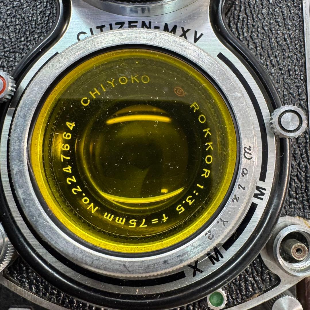 フィルムカメラ Minolta AUTOCORD 75mm F3.5/ 75mm F3.2