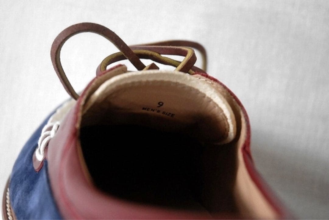 TOD'S デッキシューズ 27cm 紺×白×ボルドー イタリア製