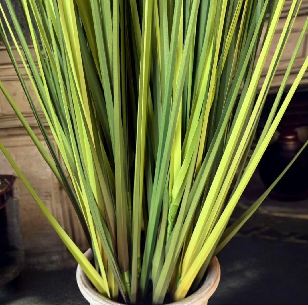 光触媒　人工観葉植物　ウォールグリーン　フェイクグリーン　ポンポングラス120@