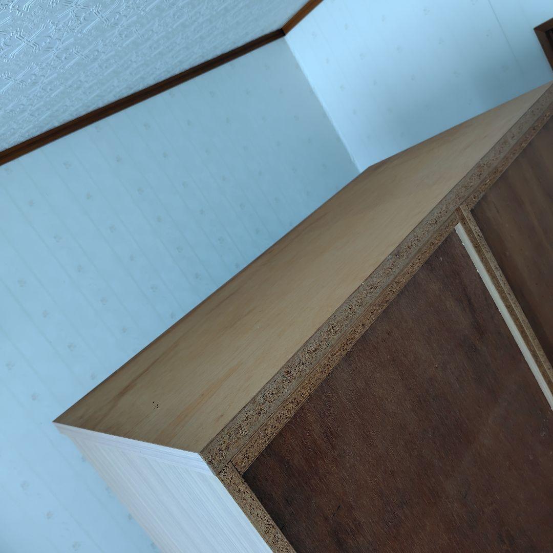 【中古】洋タンス 引き戸 クローゼット 木製 大容量 ワイド 可動棚 たのメル便