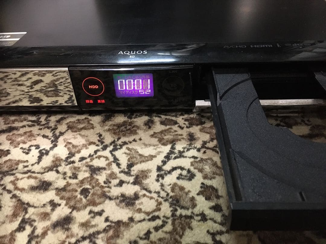 SHARP BD-HDW55改HDD 2TB