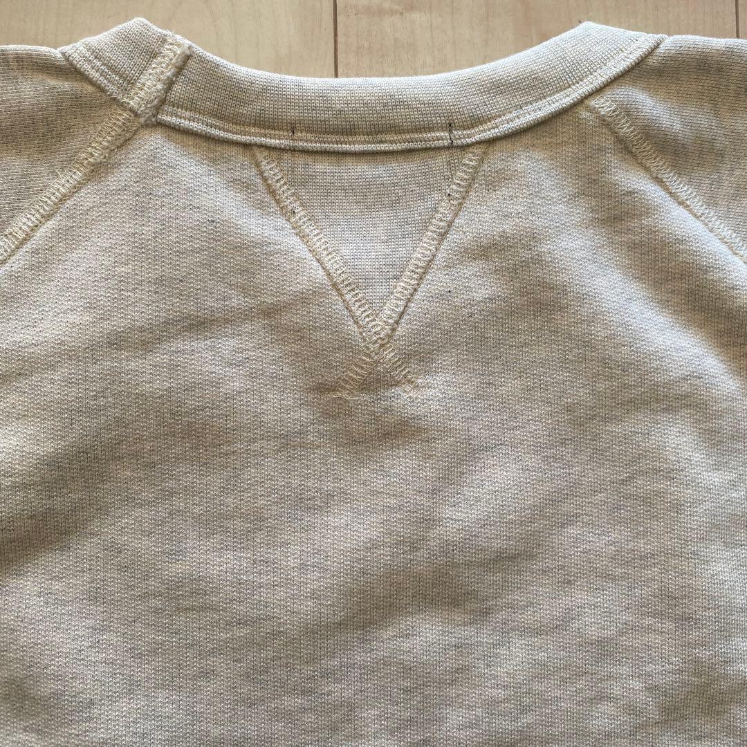 RRL 両Vガゼット ロゴプリント スウェット トレーナー