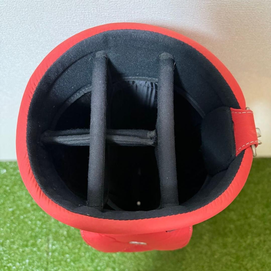 ONOFF オノフ キャディバッグ ゴルフバッグ 8.5型 レッド