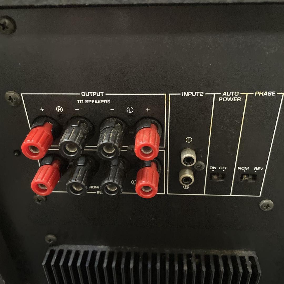 YAMAHA YST-SW150 サブウーファー 通電確認済 現状品