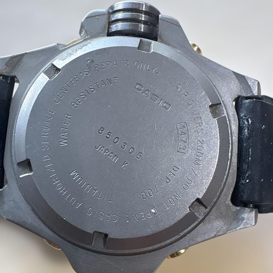 CASIO デジタル腕時計 DEP-700 チタン製