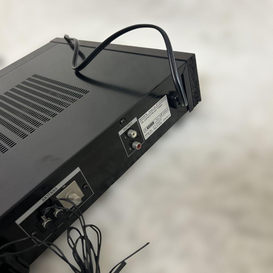 【美品】ソニー FM/AMチューナー ラジオチューナーST-S333ESXⅡ