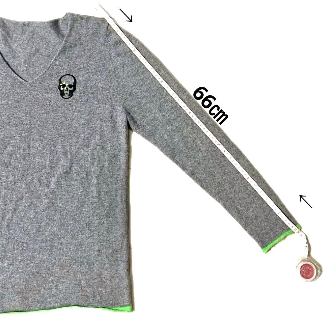 ジ*ウ様 【限定色】美品ルシアンぺラフィネ　カシミアセータ ーニット　L グレー