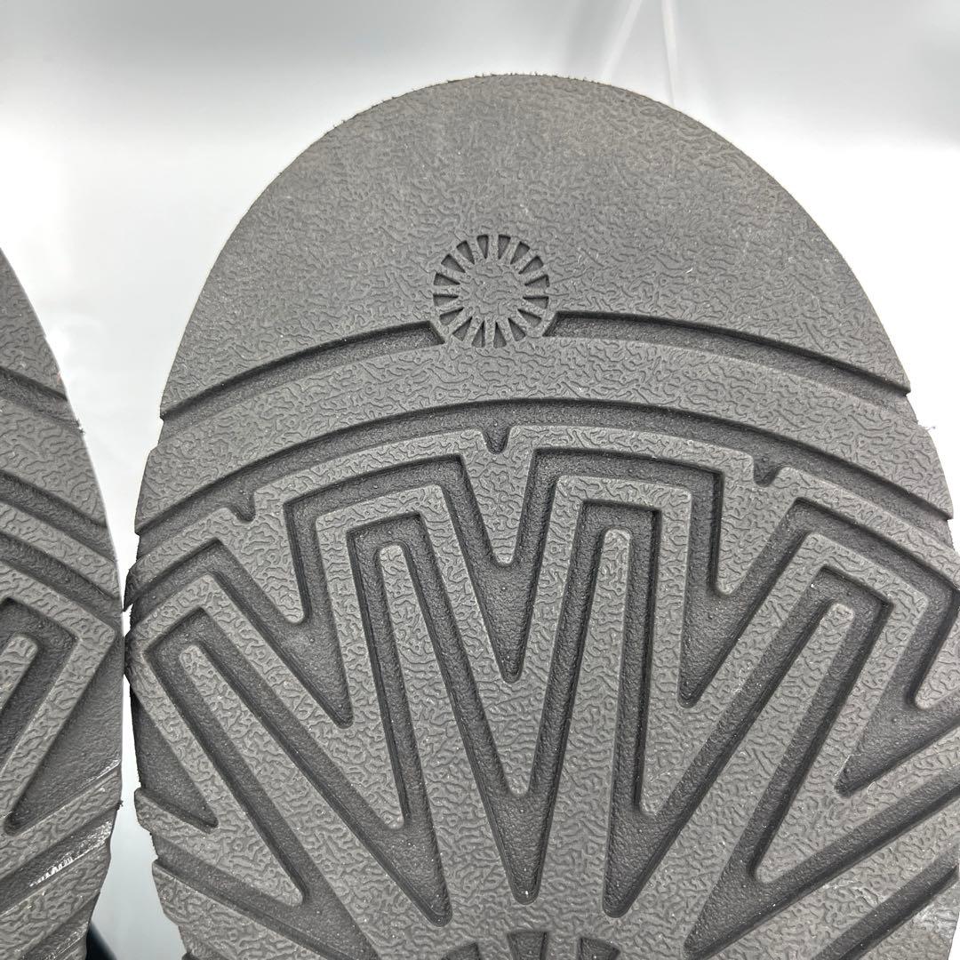 【美品】UGG W CLASSIC MINI DIPPER 厚底ブーツ黒23