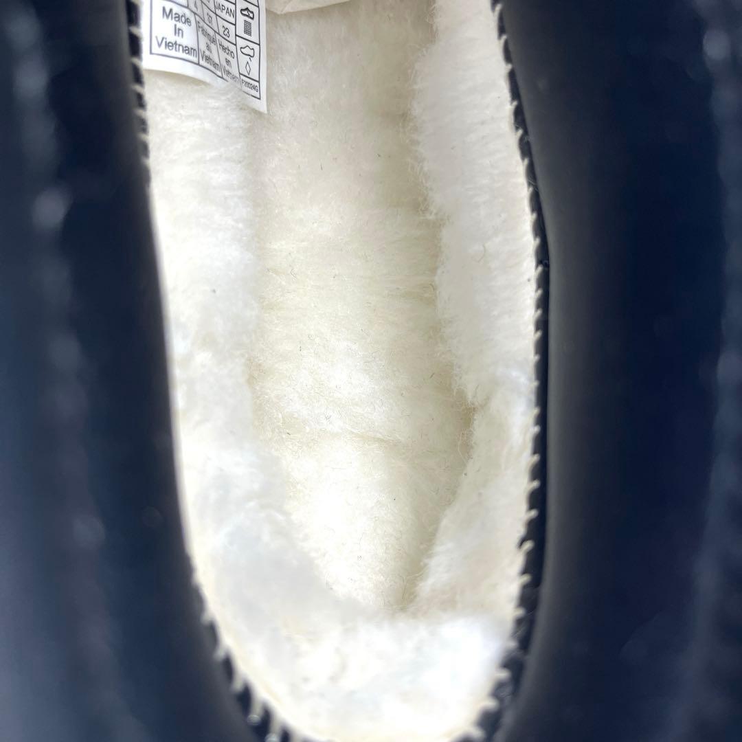 【美品】UGG W CLASSIC MINI DIPPER 厚底ブーツ黒23