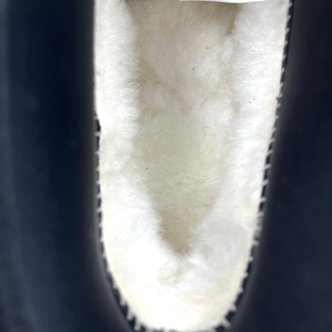 【美品】UGG W CLASSIC MINI DIPPER 厚底ブーツ黒23