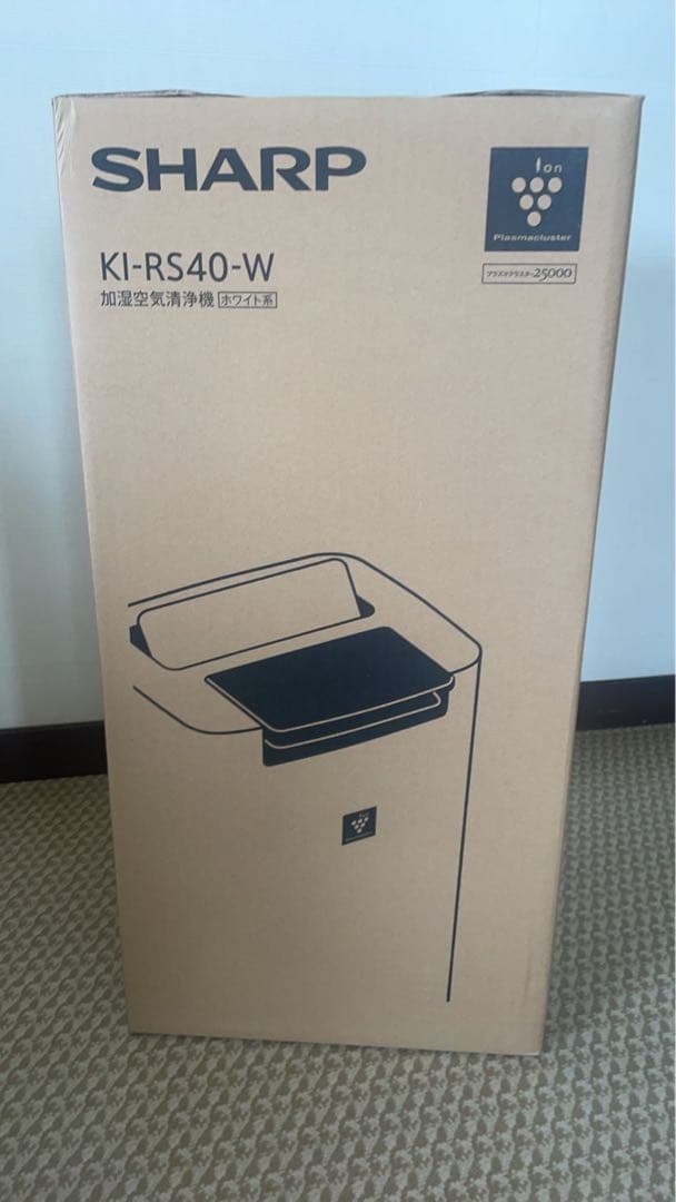 2/5までの特別価格【新品】シャープ 加湿清浄機 KI-RS40-W