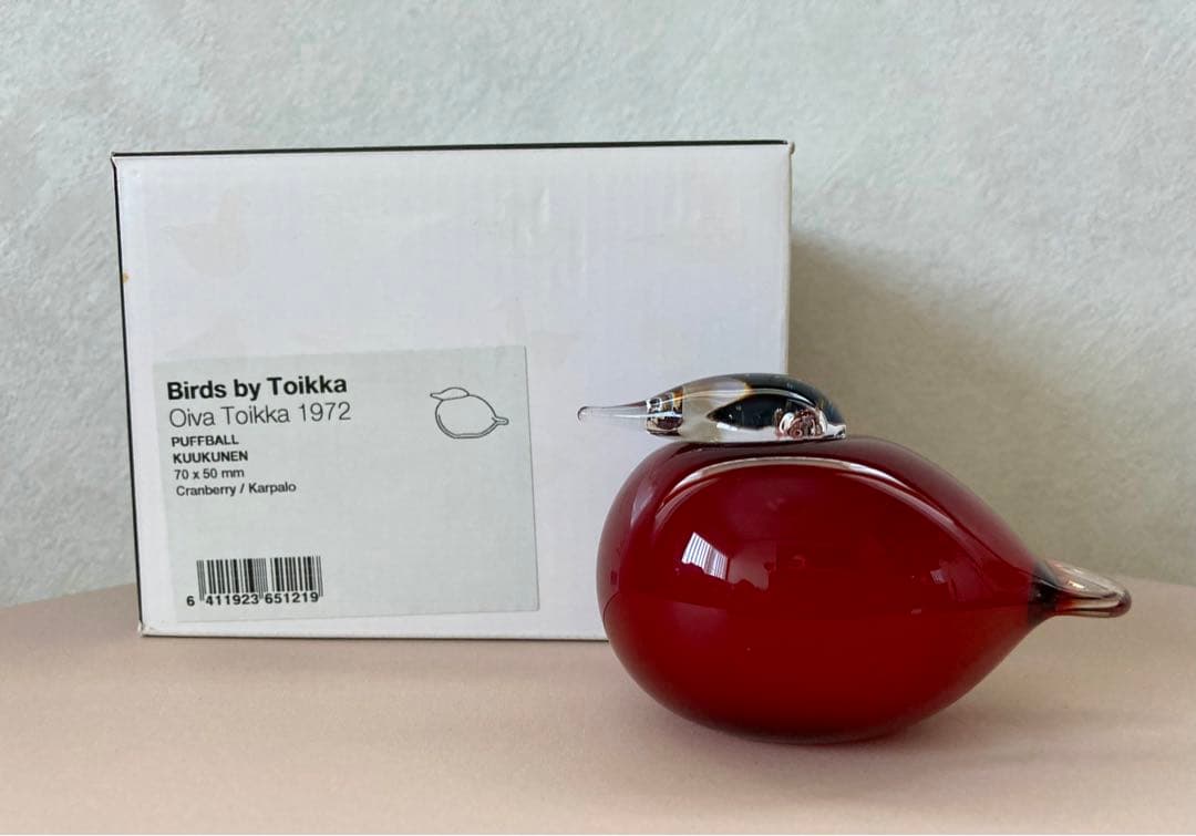 イッタラ　バード　パフボール　クランベリー