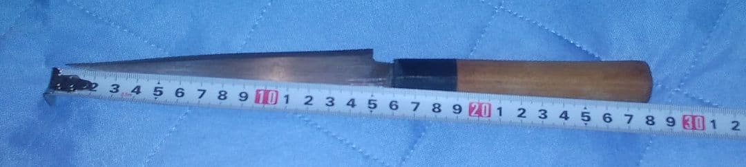 柳刃包丁 4本セット ステンレス製 メーカー不明　中古