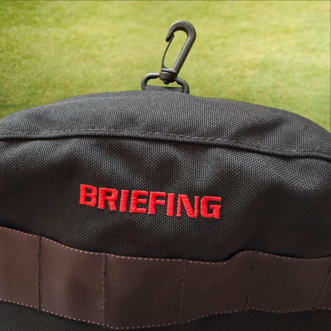 ブリーフィング　アイアンカバー　黒　ブラック　キャディバッグ　ゴルフ