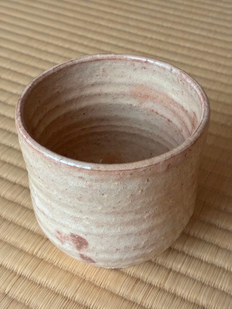 茶道具『大野瑞峰作 萩焼 筒茶碗』