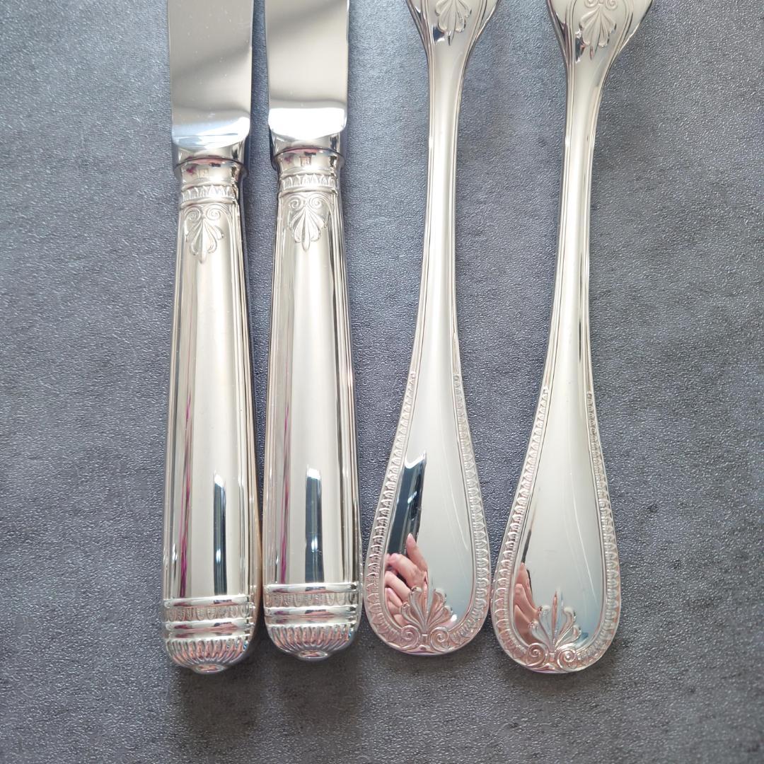 美品 クリストフル マルメゾン テーブルナイフ テーブルフォーク 4点