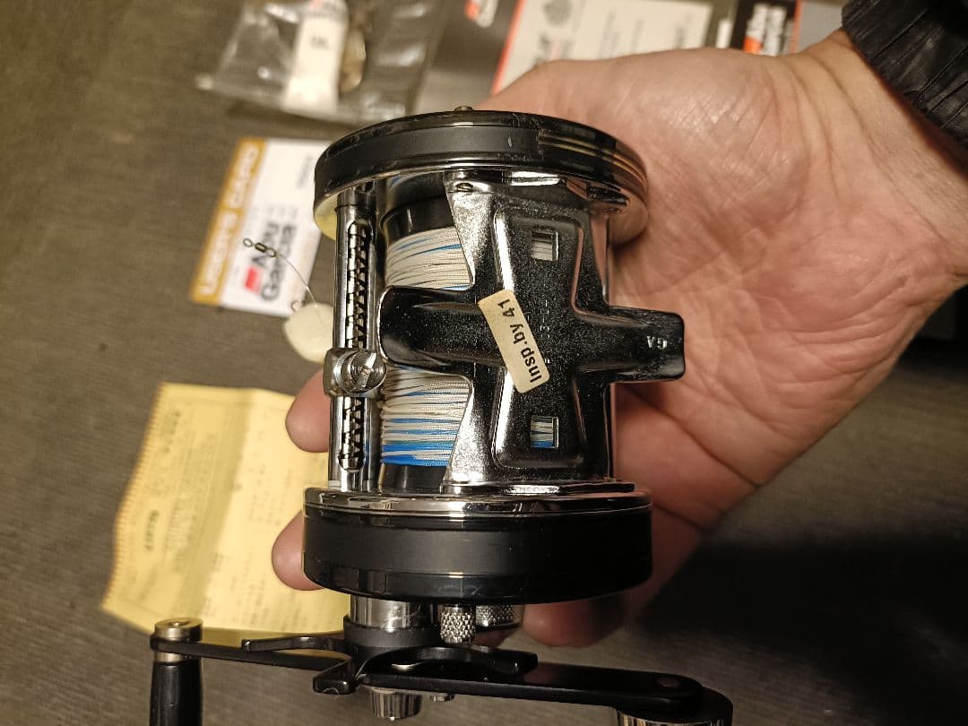 ​【上位機】Abu アンバサダー 7000C 黒マミヤOP期 渋谷サンスイ購入品