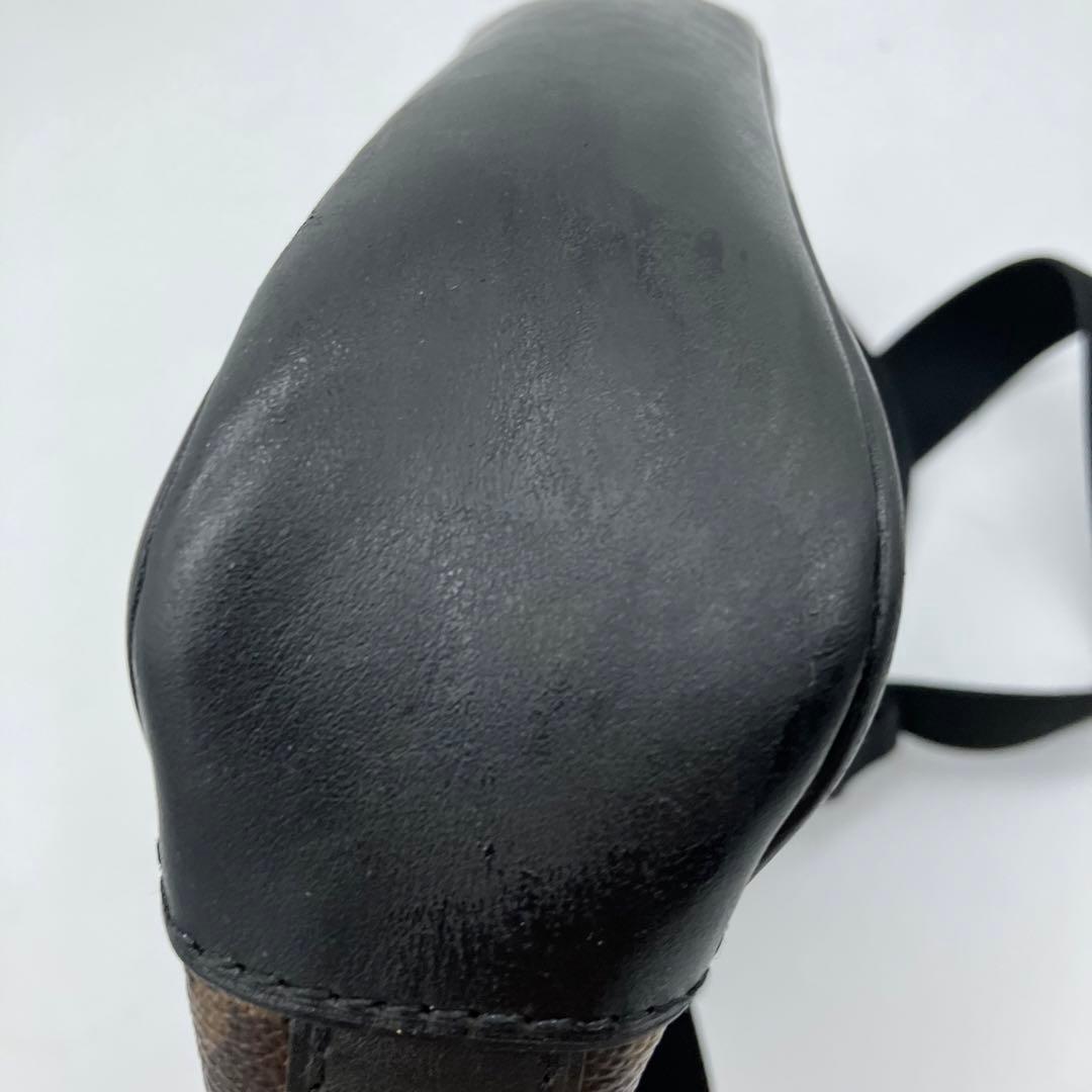 【極美品】　ルイヴィトン　モノグラムマカサー バスPM　ショルダーバッグ　レザー