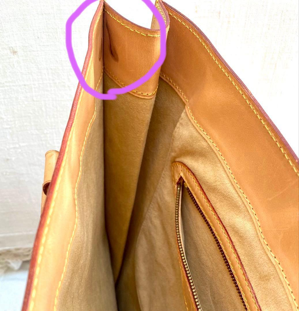 ルイヴィトン　レザートートバッグ　スペシャルオーダー