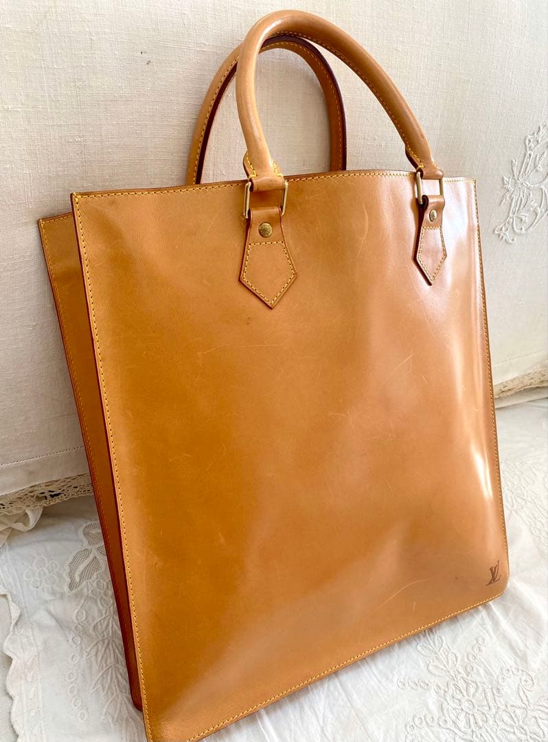 ルイヴィトン　レザートートバッグ　スペシャルオーダー