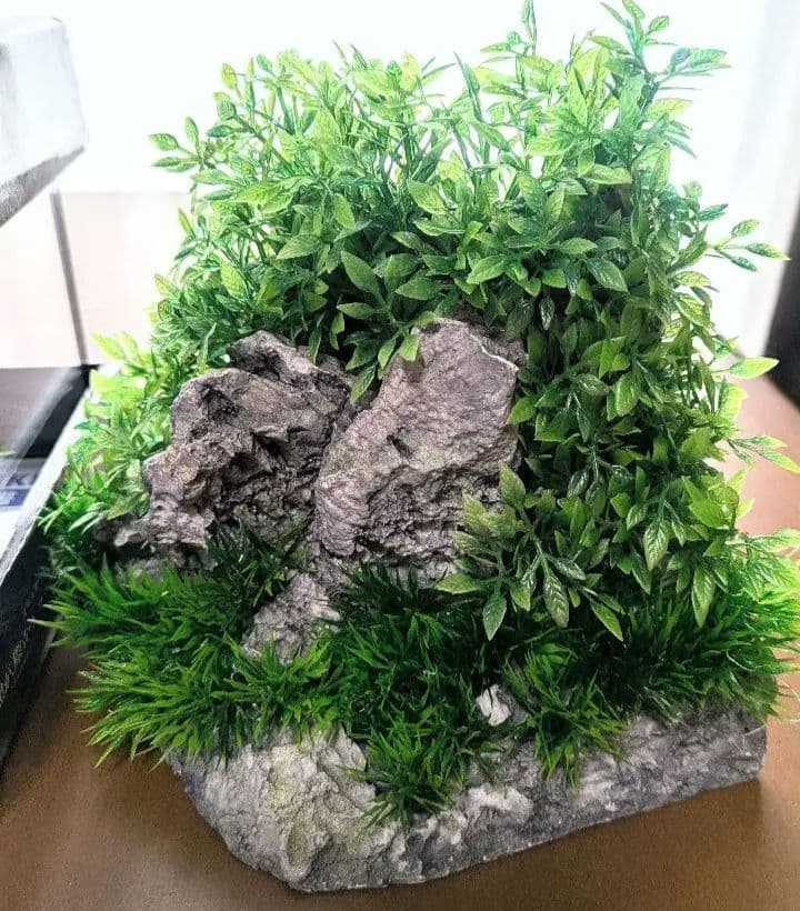 LegLass レグラス ガラス水槽 ＆リアル人工植物3点セット