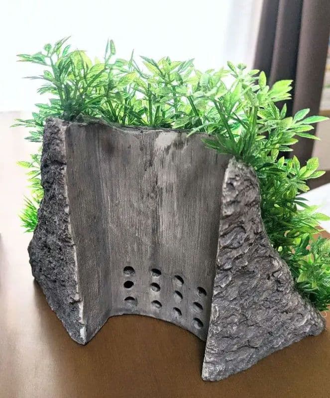 LegLass レグラス ガラス水槽 ＆リアル人工植物3点セット