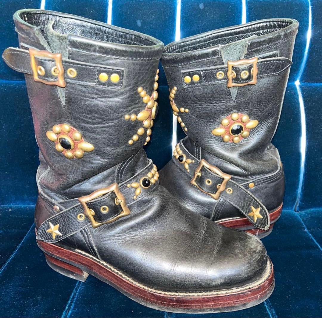 Calee スタッズ ブーツ キャリー エンジニアブーツ レア