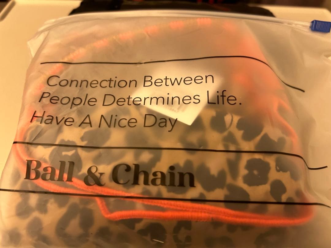 ボールアンドチェーン　 スヌーピー JOE COOL ヒョウ柄 エコバッグ M