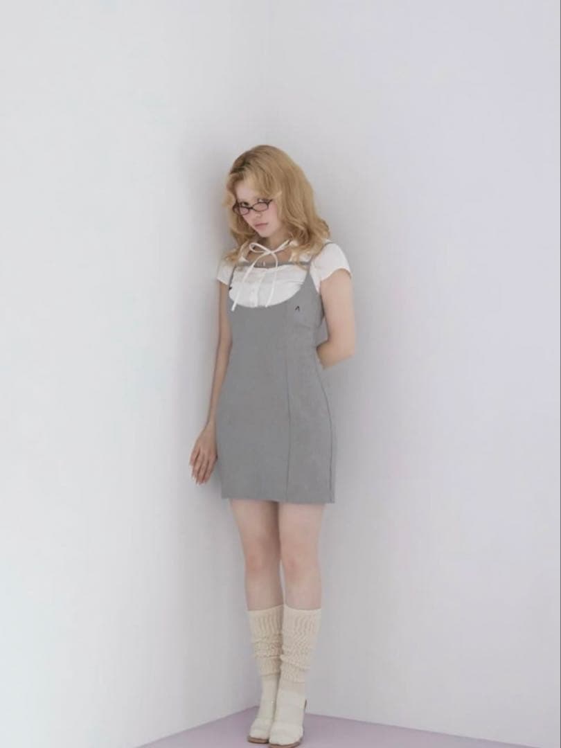 ワンピース Betty layered dress / AND MARY