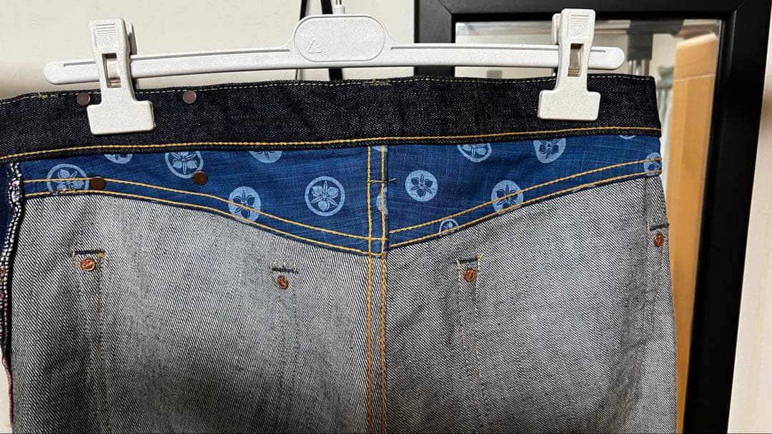 桃太郎ジーンズ 銅丹レーベル14.7oz 特濃セルビッチデニム W33