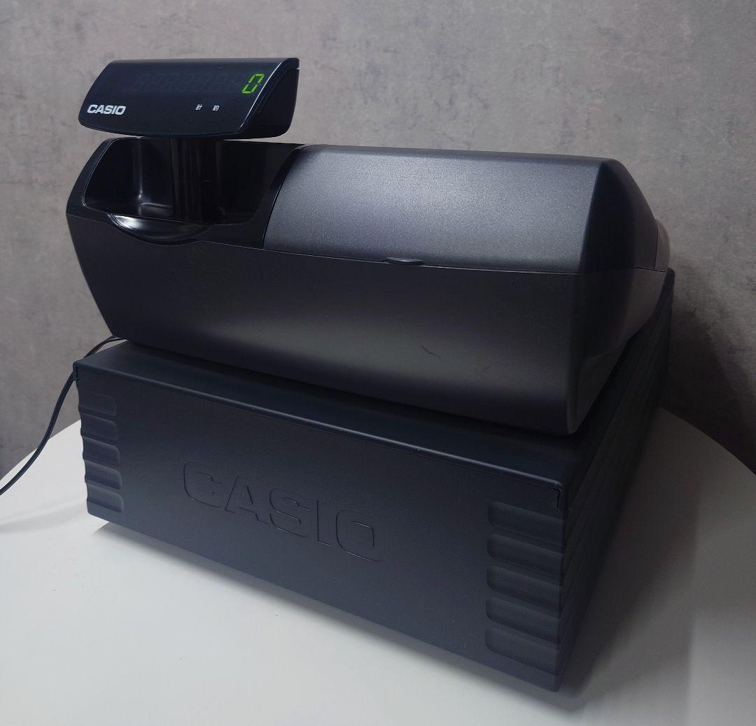 【送料込み】CASIO　レジスター　TE-120　黒　グレー