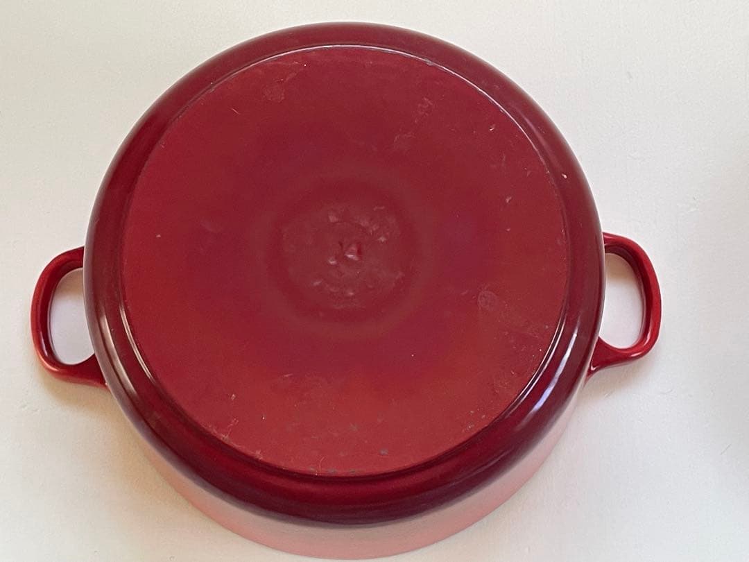LE CREUSET 両手鍋 24cm レッド