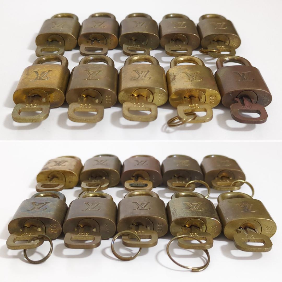 ルイヴィトン パドロック/南京錠 50個セット キー各1本付き