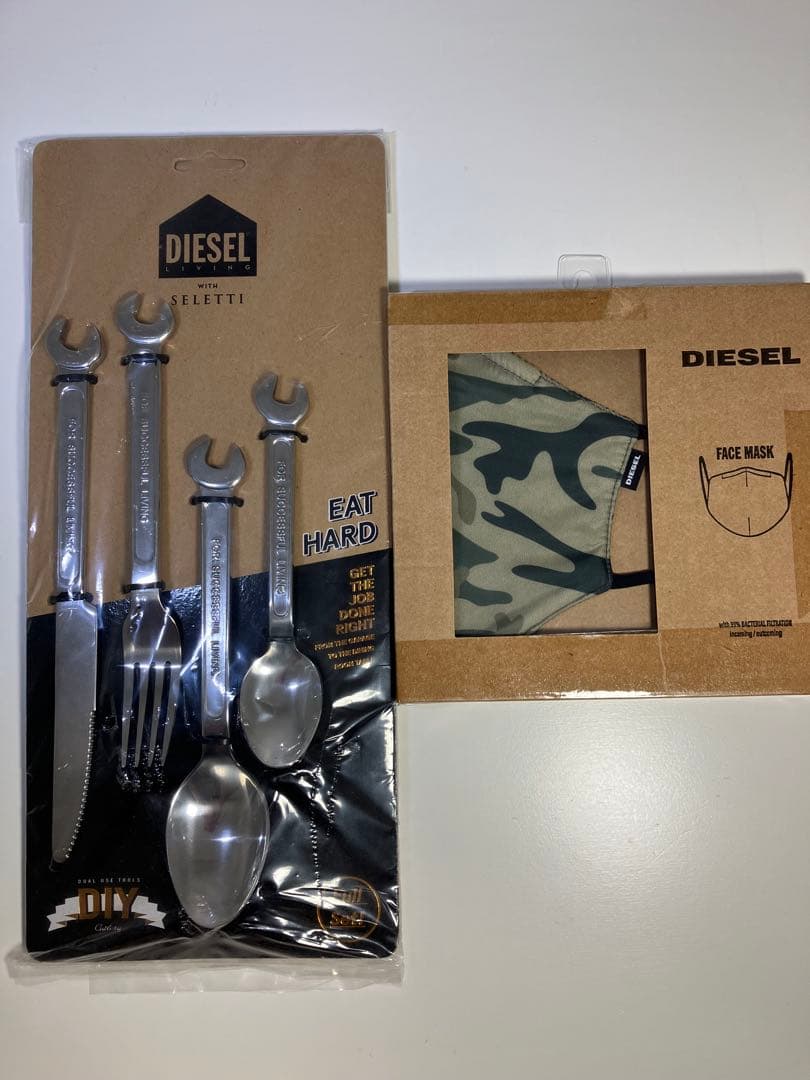 非売品　ノベルティ　ディーゼル　カトラリー　スプーン　フォーク　スパナ　マスク