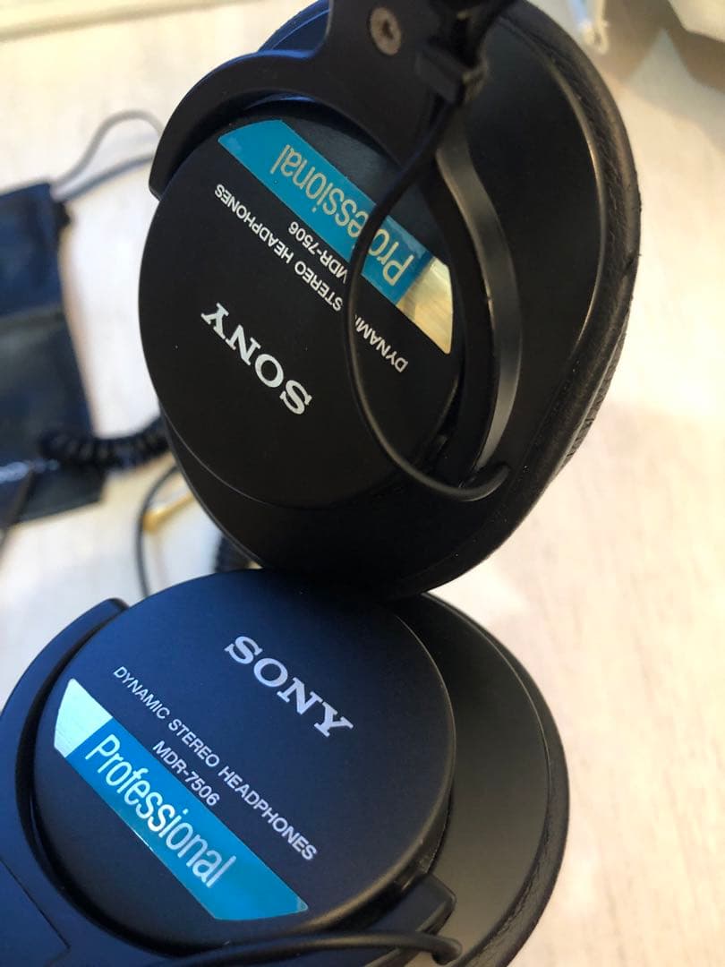 プロ用　SONY MDR-7506 モニター　ヘッドフォン　ソニー　スタジオ標準
