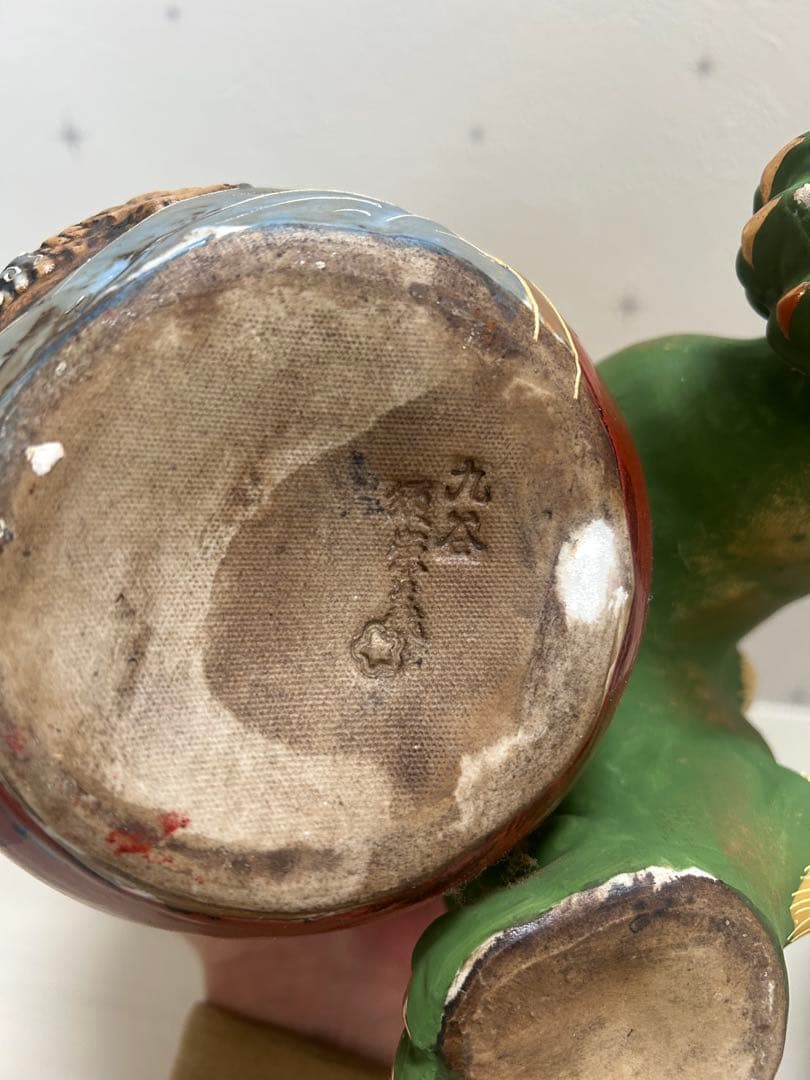 九谷焼　セット　獅子　花瓶