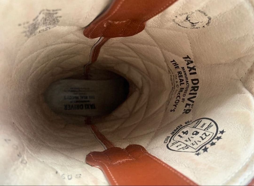 美品　リアルマッコイズ　ウエスタンブーツ TAXI D 27.5 EE