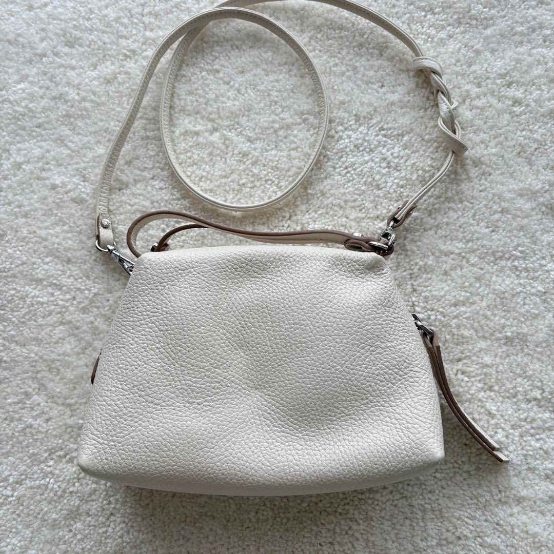 【美品】GIANNICHIARINI ショルダーバッグ アリファ S マーブル