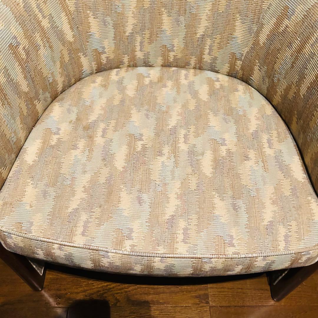 【良品】 シングルソファー 腰掛け椅子 家具 1人用椅子 ②