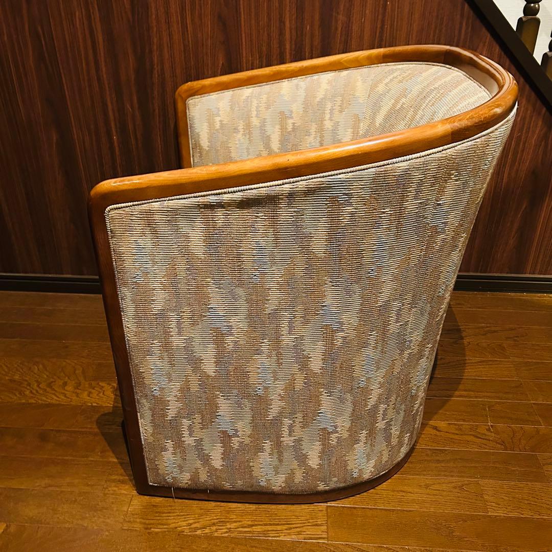 【良品】 シングルソファー 腰掛け椅子 家具 1人用椅子 ②