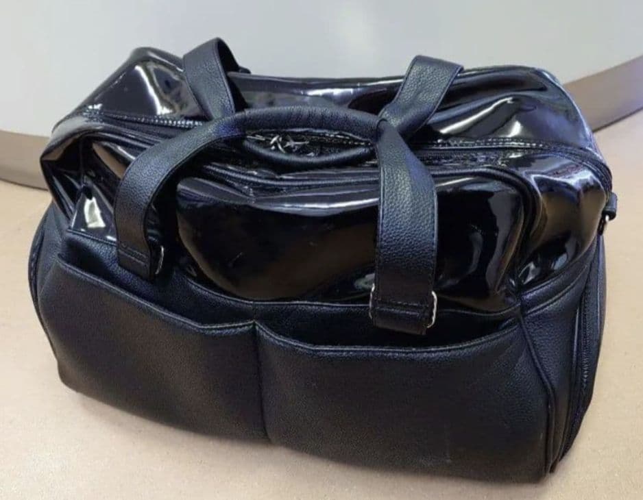 1piu1uguale3 GOLF ボストンバッグ ブラック シューズ入れ付