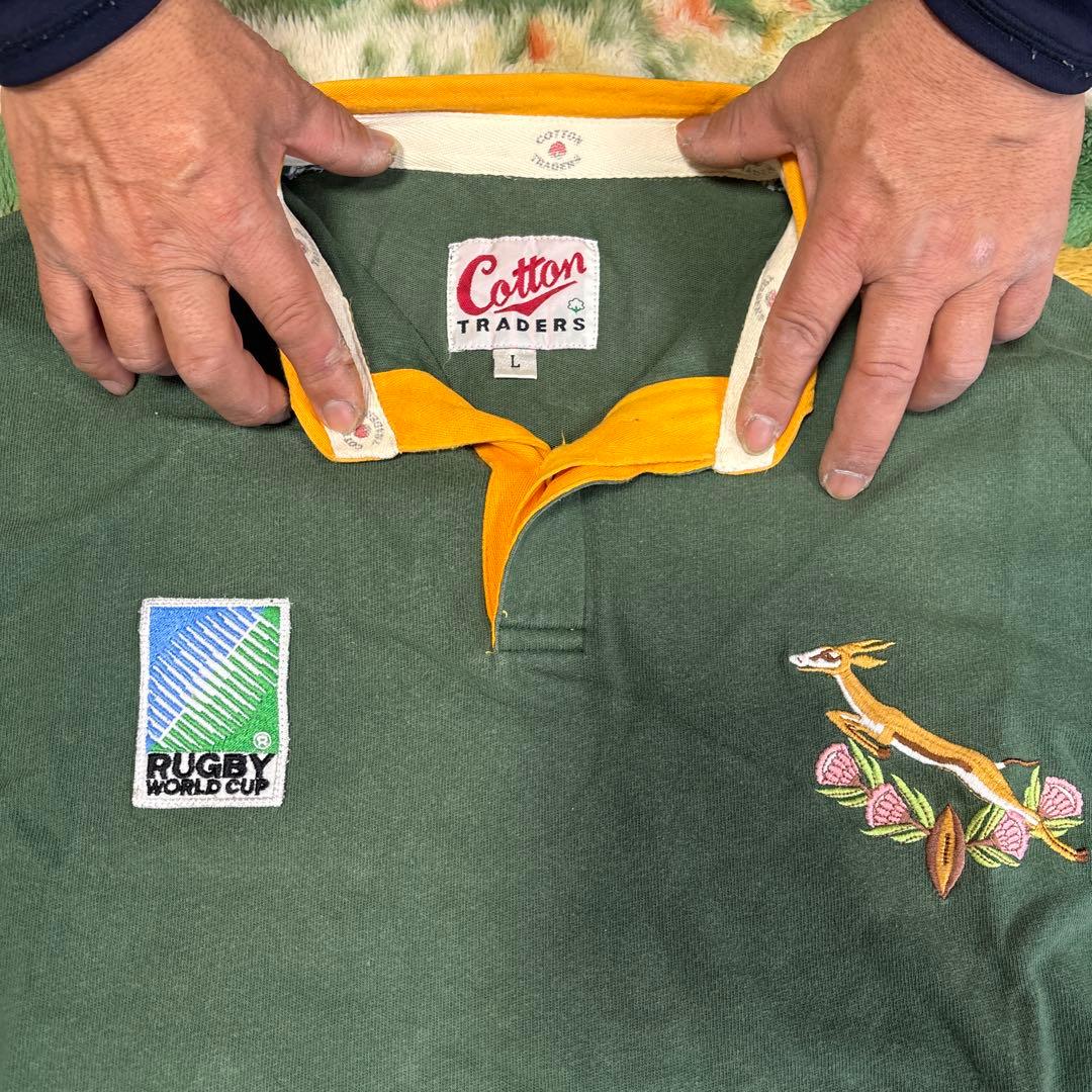 Cotton Traders ラガーシャツ Lサイズ