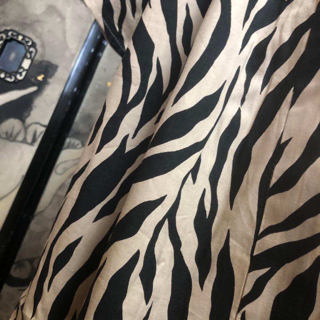 ☆タイムセール☆カッコいいと思う＊ベージュ￼ゼブラ浴衣セット￼