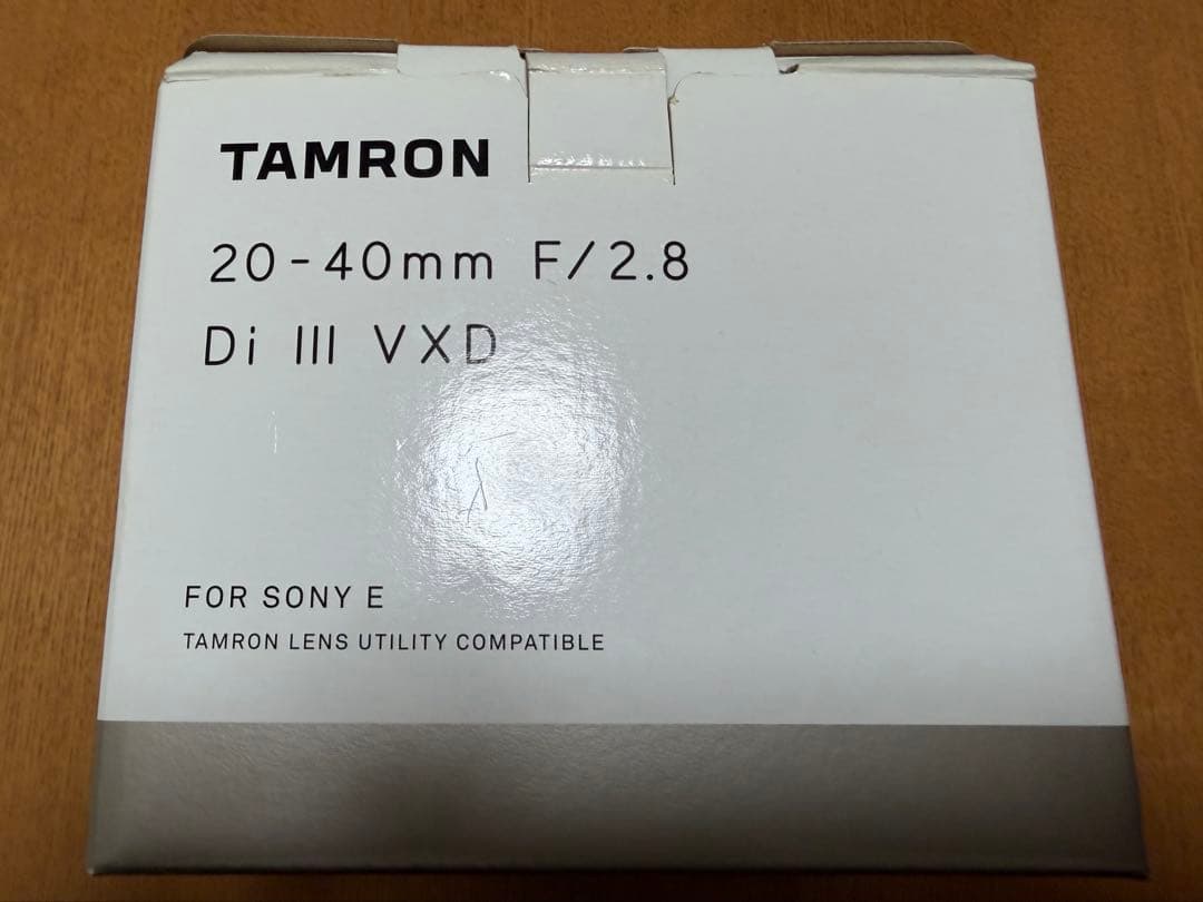 タムロン20-40mm F/2.8 Di III VXD Eマウント