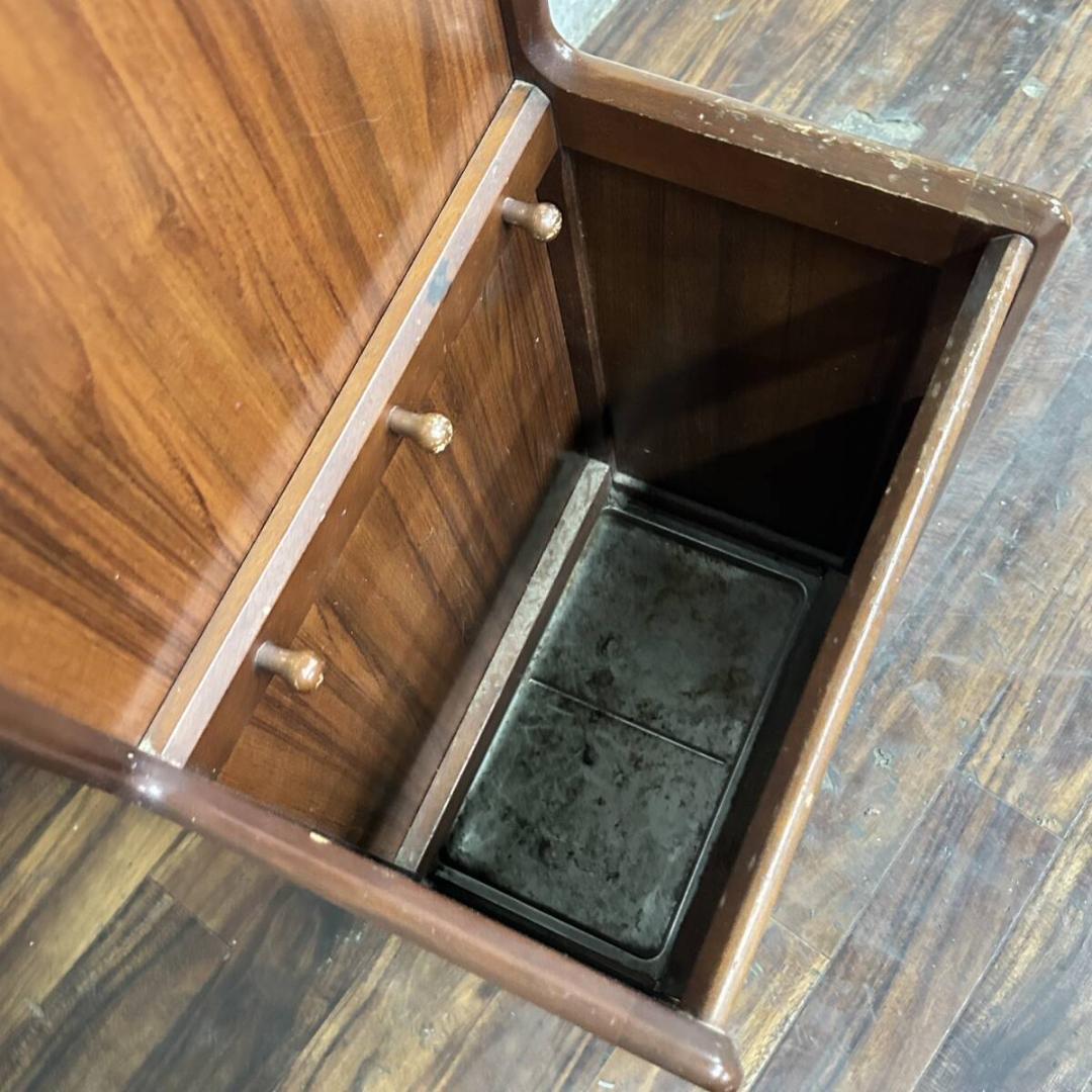 カリモク karimoku ミラー付き 傘立て 鏡付き ハンガーラック 帽子掛け