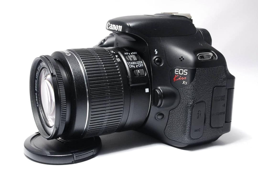 ♥買い足し不要❤️キャノン KISS X5 一眼レフカメラ 超望遠レンズ付