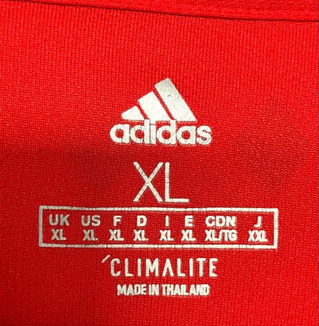 adidas ベルギー代表　アザール　サッカーシャツ XL レッド 10番