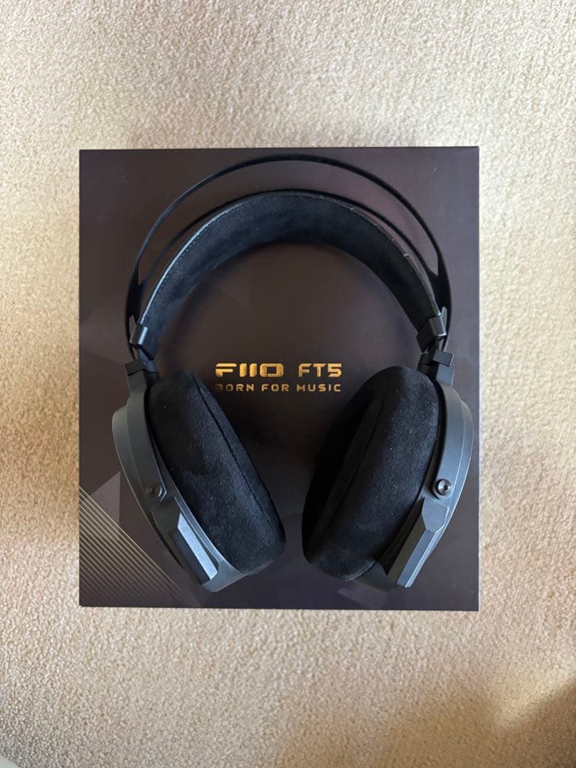 FIIO FT5 Black 有線ヘッドホン 開放型 平面磁界ドライバー