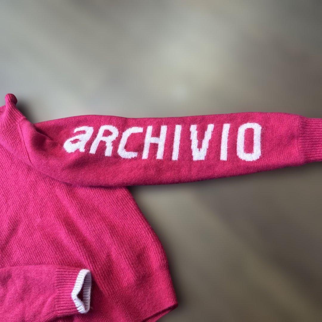 archivio アルチビオハイネックプルオーバーモックネック ニット カシミヤ